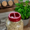 Plastic dop fi 100 twist-off met gat en kurk - 8 ['kunststof dop', ' potdeksel', ' ballon dop', ' dop met kurk', ' fermentatiedop', ' fermentatiekurk', ' luchtdichte dop', ' dop fi 100', ' dop met handvat', ' plastic doppen', ' twist-off doppen']