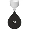 Plastic trechter fi25 voor ballonnen, hoge rand - 3 ['wijn trechter', ' trechter voor ballonnen', ' trechter voor wijnballonnen', ' universele trechter', ' voor wijnfiltratie', ' wijnaccessoires']