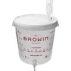 Pojemnik fermentacyjny 30 L z pokrywką, kranem i rurką UA - 12 pojemnik do fermentacji, do wina, do piwa, wiadro fermentacyjne, wiadro z podziałką, wiadro ze skalą, wiadro z kranem, wiadro 30 L, Ємність для бродіння