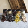 Pot 250 ml fi 66/4 zwarte deksel - 6 stuks - 5 ['set van potten', ' potten voor fermenteren', ' potten voor jam', ' potten met deksels', ' potten fi 66', ' potten met deksels 4 klemmen', ' potten met zwarte deksels', ' voor conserven', ' voor wecken', ' kruidencontainer']
