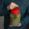 Pot 2L met plastic deksel - 6 ['grote pot', ' grote sloik', ' grote pot', ' grote pot', ' grote glazen pot', ' pot voor conserven', ' voor fermentatie', ' voor komkommers', ' voor kool', ' industriële pot', ' pot met tang', ' pot tang', ' tang voor komkommers']