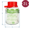 Pot 2L met plastic deksel - 2 ['grote pot', ' grote sloik', ' grote pot', ' grote pot', ' grote glazen pot', ' pot voor conserven', ' voor fermentatie', ' voor komkommers', ' voor kool', ' industriële pot', ' pot met tang', ' pot tang', ' tang voor komkommers']