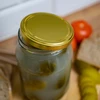 Pot 3 L - 1 stuk, gouden deksel (fi 100) - 3 ['pot', ' glazen pot', ' glazen pot', ' pot met deksel', ' pot voor het inmaken van augurken', ' pot voor augurken', ' pot voor likeuren', ' pot voor likeuren', ' 3 l']