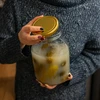 Pot 3 L - 1 stuk, gouden deksel (fi 100) - 4 ['pot', ' glazen pot', ' glazen pot', ' pot met deksel', ' pot voor het inmaken van augurken', ' pot voor augurken', ' pot voor likeuren', ' pot voor likeuren', ' 3 l']