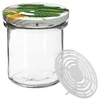 Pot 350 ml met deksel en pers - 6 stuks - 4 ['potten', ' kleine potten', ' potje', ' glazen pot', ' glazen potten', ' pot met deksel', ' potten voor conserven', ' pot voor wecken', ' potten voor wecken', ' potten voor kruiden', ' pot voor jam', ' pot voor confituur', ' pot voor honing', ' potje voor honing', ' pers', ' pers voor conserven', ' pers voor potten']