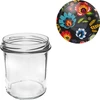 Pot 350 ml met gekleurde deksel - 6 stuks - 7 ['voor conserven', ' voor jam', ' voor compote', ' voor pruimenmoes', ' pruim', ' pruimen', ' van perziken', ' perzik', ' fruit', ' voor chia dessert', ' kersenjam']