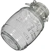 Pot 3L tonvormig "OLD" met clip - 5 ['grote pot', ' grote pot', ' grote pot', ' grote pot', ' grote glazen pot', ' pot voor conserven', ' pot voor cosmetica', ' pot voor cosmetica']