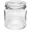 Pot met een inhoud van 212 ml, met gekleurde deksels ø 66. - 3 ['pot', ' potje', ' klein potje', ' kruidenpot', ' potje']
