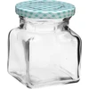 Pot TO 120 ml Vier hoeken fi 53 deksel - 6 stuks - 2 