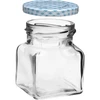 Pot TO 120 ml Vier hoeken fi 53 deksel - 6 stuks - 3 
