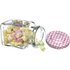 Pot TO 150 ml Vier hoeken fi 53 deksel - 6 stuks - 5 