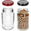 Pot TO 190ml met gekleurde deksel fi 53 - 8 stuks - 7 ['potjes', ' kleine potjes', ' potje', ' glazen pot', ' glazen potjes', ' pot met deksel', ' potjes voor conserven', ' pot voor wecken', ' potjes voor wecken', ' potjes voor kruiden', ' pot voor jam', ' pot voor confituur', ' pot voor honing', ' potjes TO 190 ml']