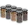 Pot TO 190ml met gekleurde deksel fi 53 - 8 stuks - 10 ['potjes', ' kleine potjes', ' potje', ' glazen pot', ' glazen potjes', ' pot met deksel', ' potjes voor conserven', ' pot voor wecken', ' potjes voor wecken', ' potjes voor kruiden', ' pot voor jam', ' pot voor confituur', ' pot voor honing', ' potjes TO 190 ml']