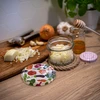 Pot TO 235 ml met gekleurde deksel fi82 - 6 stuks - 14 ['glazen pot', ' decoratieve deksels', ' voor conserven', ' voor conserven', ' voor jam', ' set potten']