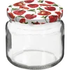 Pot TO 370 ml met gekleurd deksel fi82/6- 6 stuks - 2 ['potten', ' kleine potten', ' potje', ' glazen pot', ' glazen potten', ' pot met deksel', ' potten voor conserven', ' pot voor wecken', ' potten voor wecken', ' potten voor kruiden', ' pot voor jam', ' pot voor confituur', ' pot voor honing', ' potje voor honing']