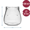 Pot TO 500 ml andere Amfoor - 6 stuks - 2 