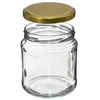 Pot TO 500 ml met gouden deksel fi82/6 - 6 stuks - 2 ['potten', ' kleine potten', ' potje', ' glazen pot', ' glazen potten', ' pot met deksel', ' potten voor conserven', ' pot voor wecken', ' potten voor wecken', ' potten voor kruiden', ' pot voor jam', ' pot voor confituur', ' pot voor honing', ' potje voor honing']