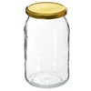 Pot TO 900 ml met gouden deksel fi 82/6 - 6 stuks. - 3 ['potten', ' glazen pot', ' glazen potten', ' pot met deksel', ' potten voor conserven', ' pot voor wecken', ' potten voor wecken', ' pot voor augurken', ' pot voor honing', ' 900 ml', ' 0', '9 l.']
