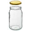 Pot TO 900 ml met gouden deksel fi 82/6 - 6 stuks. - 5 ['potten', ' glazen pot', ' glazen potten', ' pot met deksel', ' potten voor conserven', ' pot voor wecken', ' potten voor wecken', ' pot voor augurken', ' pot voor honing', ' 900 ml', ' 0', '9 l.']