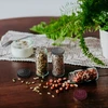 Pot TO 90ml met gekleurde dek. fi43 - 6st. - 6 ['potten voor inmaak', ' potten met deksels', ' voor conserven', ' voor jam', ' voor kruiden']