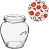 Pot TO Amfora 580 ml met gekleurde deksel fi82/6-6st. - 11 ['pot voor conserven', ' decoratieve pot', ' weckpot', ' pot voor compote', ' pot voor groentesalades', ' pot voor ingelegde groenten', ' pot voor ingelegde paddenstoelen', ' pot met decoratieve deksel', ' set potten', ' pot 0', '5 L']
