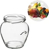 Pot TO Amfora 580 ml met gekleurde deksel fi82/6-6st. - 7 ['pot voor conserven', ' decoratieve pot', ' weckpot', ' pot voor compote', ' pot voor groentesalades', ' pot voor ingelegde groenten', ' pot voor ingelegde paddenstoelen', ' pot met decoratieve deksel', ' set potten', ' pot 0', '5 L']