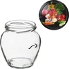 Pot TO Amfora 580 ml met gekleurde deksel fi82/6-6st. - 12 ['pot voor conserven', ' decoratieve pot', ' weckpot', ' pot voor compote', ' pot voor groentesalades', ' pot voor ingelegde groenten', ' pot voor ingelegde paddenstoelen', ' pot met decoratieve deksel', ' set potten', ' pot 0', '5 L']
