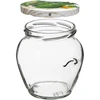 Pot TO Amfora 580 ml met gekleurde deksel fi82/6-6st. - 3 ['pot voor conserven', ' decoratieve pot', ' weckpot', ' pot voor compote', ' pot voor groentesalades', ' pot voor ingelegde groenten', ' pot voor ingelegde paddenstoelen', ' pot met decoratieve deksel', ' set potten', ' pot 0', '5 L']