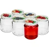 Pot TO, dikke 580ml met gekleurd deksel fi82/6, 6 stuks - 3 ['potten', ' pot', ' set van potten', ' containers', ' glazen containers', ' opslagpotten', ' keukenpotten', ' glazen potten', ' potten met metalen deksel', ' voedselopslagpotten', ' inmaakpotten', ' potten voor kruiden', ' potten voor koffie', ' potten voor thee', ' vaatwasmachinebestendige potten', ' glazen pot', ' pot met deksel', ' set van potten', ' potten voor jam', ' dikke pot', ' dikke']