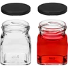 Pot twist off 120ml - Vier hoeken fi 53 met zwart deksel, 6 stuks - 5 ['potten voor conserven', ' potten 120ml', ' potten met twist-off deksels', ' potten met klikdeksels', ' set van potten', ' potten voor conserven', ' potten met gekleurde deksels', ' gekleurde deksels', ' potten voor jam', ' potten voor kruiden', ' pot', ' pot met deksel']