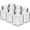 Pot twist off 150ml Vier hoeken fi 53 met zwart deksel, 6 stuks - 3 ['potten voor conserven', ' potten 150ml', ' potten met twist-off deksels', ' potten met klikdeksels', ' set van potten', ' potten voor conserven', ' potten met gekleurde deksels', ' gekleurde deksels', ' potten voor jam', ' potten voor kruiden', ' pot', ' pot met deksel']