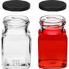 Pot twist off 150ml Vier hoeken fi 53 met zwart deksel, 6 stuks - 5 ['potten voor conserven', ' potten 150ml', ' potten met twist-off deksels', ' potten met klikdeksels', ' set van potten', ' potten voor conserven', ' potten met gekleurde deksels', ' gekleurde deksels', ' potten voor jam', ' potten voor kruiden', ' pot', ' pot met deksel']