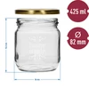 Pot Twist-off 425ml met opdruk 'Home Made' en deksel, 3 stuks - 6 ['potten met opdruk', ' decoratieve potten', ' potten met deksels', ' potten voor conserven', ' elegante potten', ' potten voor jam', ' pot met opdruk', ' pot met afbeelding', ' potten voor conserven', ' potten voor voorraadkast']