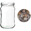 Potten 300 ml met gekleurd deksel fi 66 - 6 stuks - 5 ['potten voor conserven', ' potten 300 ml', ' set potten', ' potten voor conserven', ' potten met gekleurde deksels', ' gekleurde deksels', ' voor compotes', ' voor jam']