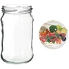 Potten 300 ml met gekleurd deksel fi 66 - 6 stuks - 8 ['potten voor conserven', ' potten 300 ml', ' set potten', ' potten voor conserven', ' potten met gekleurde deksels', ' gekleurde deksels', ' voor compotes', ' voor jam']