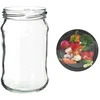 Potten 300 ml met gekleurd deksel fi 66 - 6 stuks - 11 ['potten voor conserven', ' potten 300 ml', ' set potten', ' potten voor conserven', ' potten met gekleurde deksels', ' gekleurde deksels', ' voor compotes', ' voor jam']