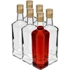 Princiepsfles 500 ml met dop, 6 stuks - 2 ['decoratieve fles', ' fles voor wodka', ' fles voor alcohol', ' fles voor likeur', ' decoratieve flessen']