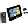 RCC Weerstation – elektronisch, verlicht, draadloos, sensor, zwart  - 1 ['draadloos weerstation', ' meting van buitentemperatuur en binnentemperatuur', ' vochtigheidsmeting', ' weerstation met kleurendisplay', ' nauwkeurig weerstation', ' cadeau', ' black weekend', ' weerstation']