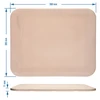 Rechthoekige pizzasteen, gemaakt van cordieriet, - 38 x 30,5 cm - 5 ['baksteen voor het bakken van pizza', ' baksteen voor het bakken van brood', ' rechthoekige pizzasteen', ' grote pizzasteen', ' pizza']
