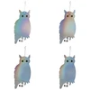 Reflecterende vogelafschrikhanger - uil met belletjes - 3 ['vogelverschrikker', ' vogelafschrikuil', ' reflecterende afschrikker', ' reflecterende uil met belletjes', ' bescherming van gewassen en boomgaarden tegen vogels', ' bescherming van tuinen', ' percelen en tuinhuisjes tegen vogels', ' bescherming van bomen en struiken tegen vogels', ' effectieve vogelverschrikker', ' uil tegen vogels', ' uil met reflectoren en geluid tegen vogels', ' vogelverschrikker in de vorm van een uil', ' afschrikken van duiven', ' spreeuwen', ' kraaien', ' hanger voor vogels', ' hanger om vogels af te schrikken']