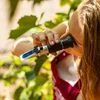 Refractometer - 11 ['voor het meten van suikergehalte', ' voor het meten van potentieel alcoholgehalte', ' voor wijn', ' voor bierwort', ' refractometer', ' wijn- en bierproductie', ' meetapparatuur voor wijn en bier', ' eenvoudige meting van suikerconcentratie', ' suiker in most', ' suiker in wort', ' potentieel alcoholgehalte', ' thuis wijn- en bierproductie']
