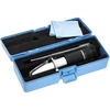 Refractometer - 2 ['voor het meten van suikergehalte', ' voor het meten van potentieel alcoholgehalte', ' voor wijn', ' voor bierwort', ' refractometer', ' wijn- en bierproductie', ' meetapparatuur voor wijn en bier', ' eenvoudige meting van suikerconcentratie', ' suiker in most', ' suiker in wort', ' potentieel alcoholgehalte', ' thuis wijn- en bierproductie']