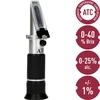 Refractometer - 7 ['voor het meten van suikergehalte', ' voor het meten van potentieel alcoholgehalte', ' voor wijn', ' voor bierwort', ' refractometer', ' wijn- en bierproductie', ' meetapparatuur voor wijn en bier', ' eenvoudige meting van suikerconcentratie', ' suiker in most', ' suiker in wort', ' potentieel alcoholgehalte', ' thuis wijn- en bierproductie']