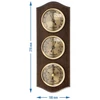 Retro weerstation - venge kleur met gouden wijzerplaten - 5 ['retro weerstation', ' temperatuurmeting', ' druk', ' vochtigheid', ' comfort in huis', ' stijlvol weerstation', ' drie in één - multifunctioneel weerstation', ' elegant weerstation', ' welk weerstation te kiezen', ' traditioneel weerstation', ' weerstation in houten behuizing', ' weerstation in venge kleur', ' thermometer als cadeau', ' barometer', ' luchtvochtigheidsmeter', ' hygrometer', ' nauwkeurige thermometer', ' hygrometer met thermometer', ' weerstation voor aan de muur', ' hoe de temperatuur in kamers te meten', ' retro thermometer', ' houten weerstation', ' weerstation met gouden wijzerplaten']