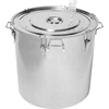 Roestvrijstalen container 161 L met deksel - 3 ['fermentatiecontainer', ' huisgemaakte wijn', ' huisgemaakt bier', ' fermentatiecontainer', ' wijnmaken', ' bierbrouwen']
