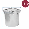 Roestvrijstalen container 161 L met deksel - 6 ['fermentatiecontainer', ' huisgemaakte wijn', ' huisgemaakt bier', ' fermentatiecontainer', ' wijnmaken', ' bierbrouwen']