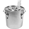 Roestvrijstalen container 30 l met deksel  - 1 ['container met deksel', ' wijnmaken', ' bierbrouwen', ' fermentatiecontainer', ' voor fermentatie']