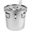 Roestvrijstalen container 60 l met deksel  - 1 ['container voor destillatie', ' fermentatie', ' bierbrouwen', ' wijnmaken', ' destillatie', ' fermentatiecontainer', ' voor fermentatie']