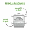 Roestvrijstalen stoomextractor met stoomkoker 5 L - 8 ['stoomextractor', ' stoomkoker', ' roestvrijstalen stoomextractor', ' inductie stoomextractor', ' gasfornuis', ' 5 L', ' voor sappen', ' huisgemaakte sap']