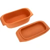Romeinse pot 2,5L - 5 ['Romeinse pot', ' vetvrij braden', ' stomen', ' voor vlees', ' voor brood', ' voor vis', ' voor vegetariërs', ' eenpansgerechten', ' gerechten voor kinderen', ' dieetgerechten', ' voor brood bakken', ' kleipot', ' aardewerken pot', ' cadeau-idee', ' voor paté', ' voor paté', ' cakevorm']